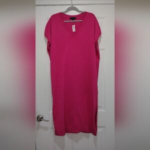 NWT  Banana Republic Knit Pink Dolman Maxi Dress Size XXL